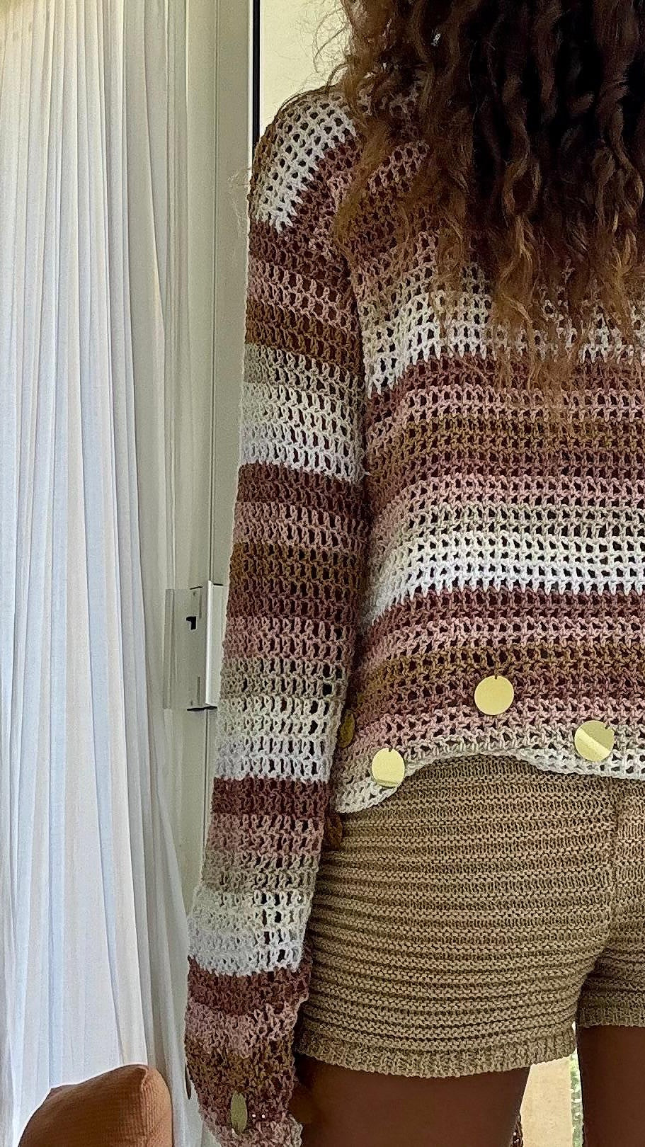 Espresso Invasion cardigan