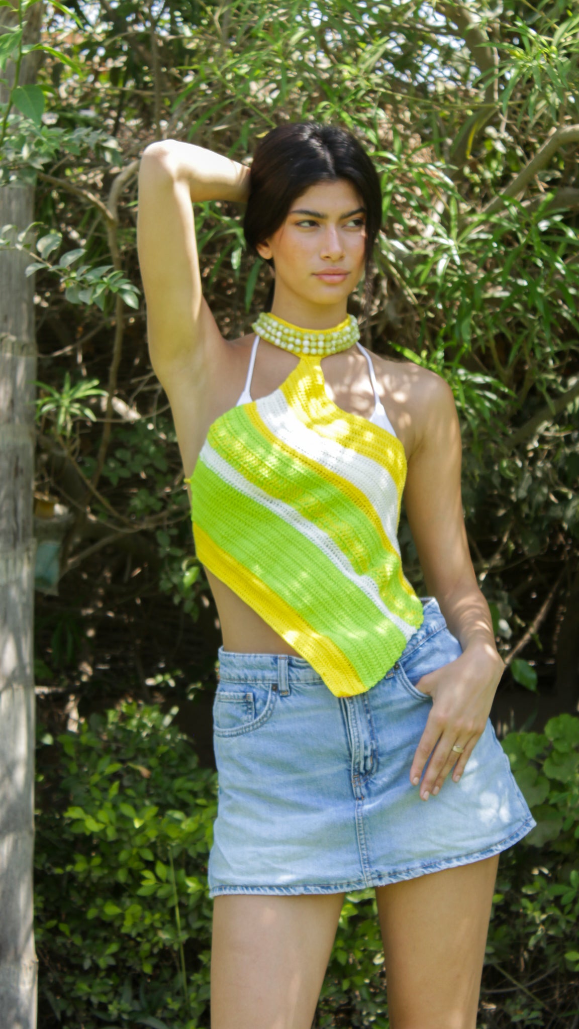 Lemon Mint Halter Top