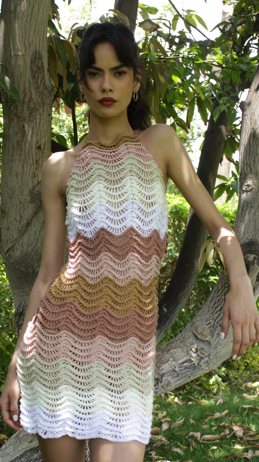 Sierra Waves Halter Dress