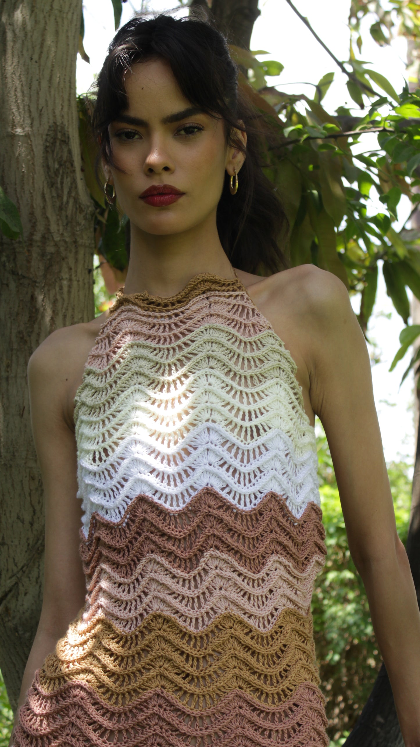 Sierra Waves Halter Dress