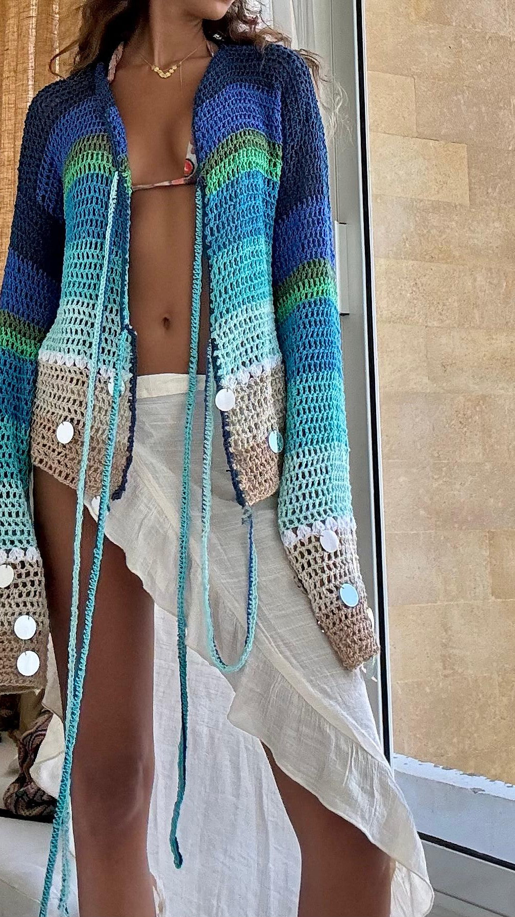 Blue Mirage Invasion Cardigan