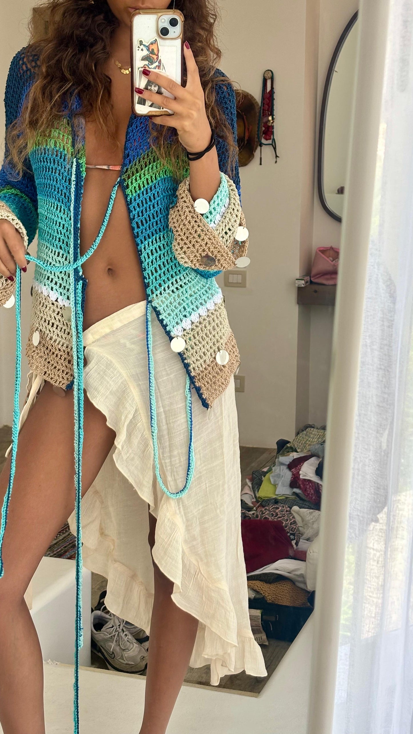 Blue Mirage Invasion Cardigan