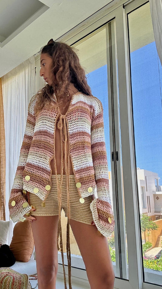 Espresso Invasion cardigan