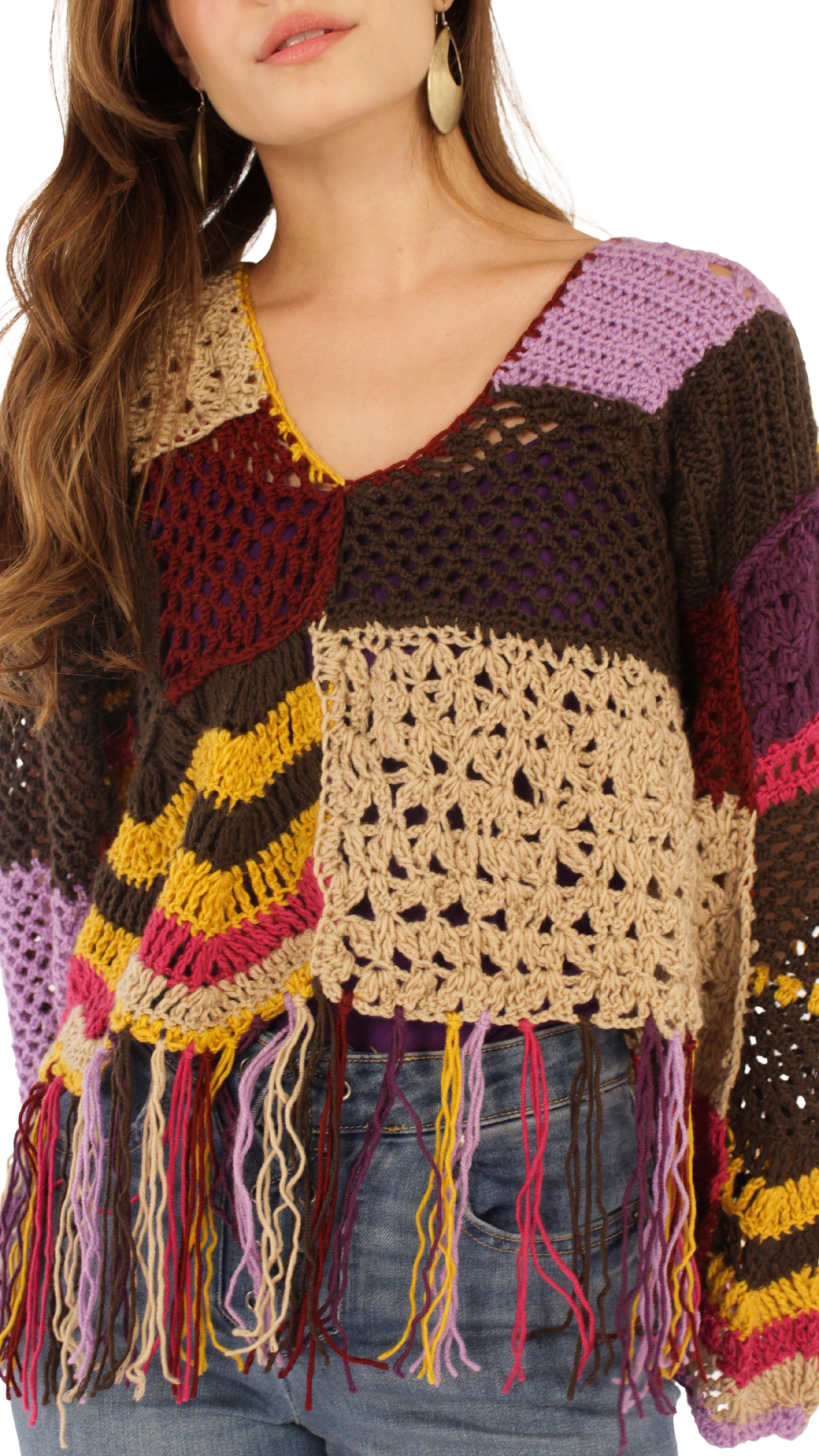 Funky Patchwork Pullover